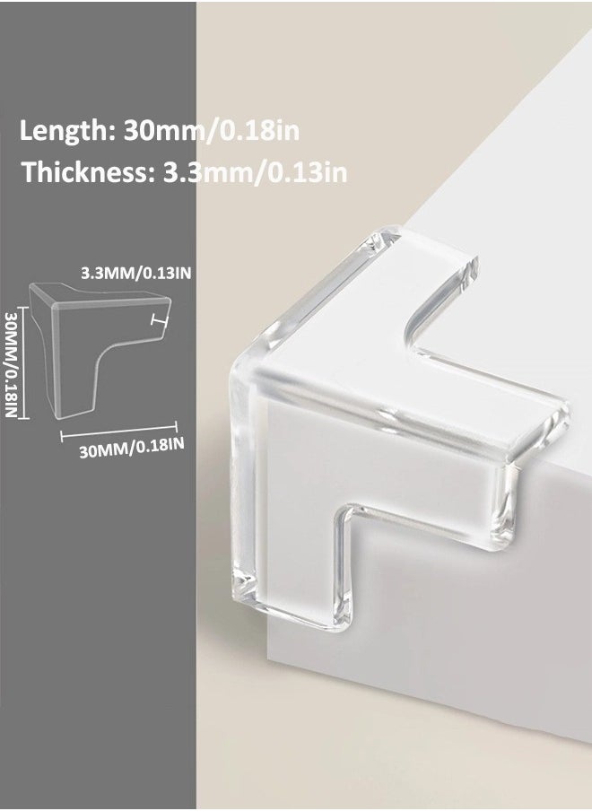 Aissiora 6 PCS T-Shaped Corner Guards Table safety corner protector， Furniture Corner and Edge Safety Bumpers, Baby Proofing Corner Covers Protectors, Baby Proof Bumper, Cushion to Cover Sharp Furniture, Table corner protector  - Image 2