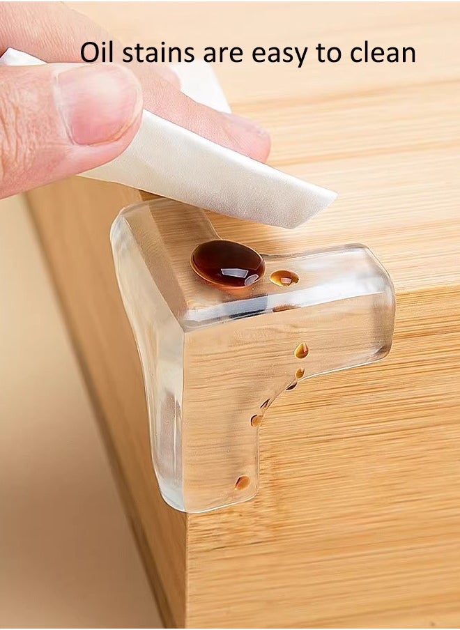 Aissiora 6 PCS T-Shaped Corner Guards Table safety corner protector， Furniture Corner and Edge Safety Bumpers, Baby Proofing Corner Covers Protectors, Baby Proof Bumper, Cushion to Cover Sharp Furniture, Table corner protector  - Image 5