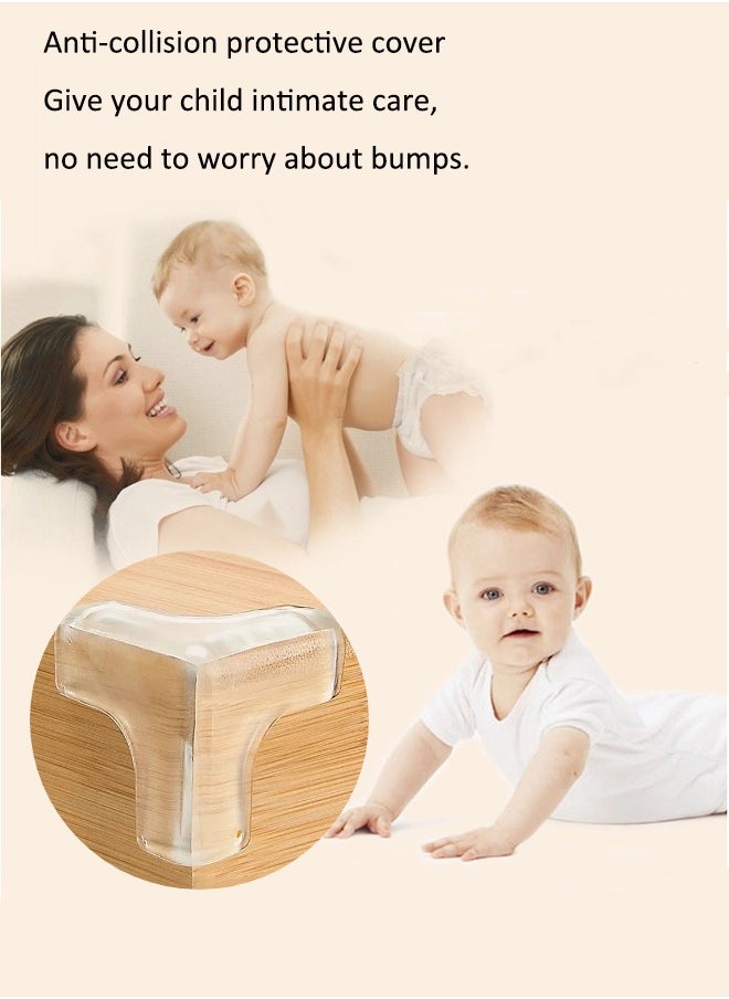 Aissiora 6 PCS T-Shaped Corner Guards Table safety corner protector， Furniture Corner and Edge Safety Bumpers, Baby Proofing Corner Covers Protectors, Baby Proof Bumper, Cushion to Cover Sharp Furniture, Table corner protector  - Image 3