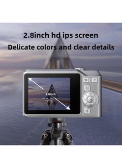 Generic Student Retro Card Camera 1080P HD SLR Single Shot Digital Camera Transfer To Mobile Phone-Body Color:Ccd10 Black Standard  - Image 5