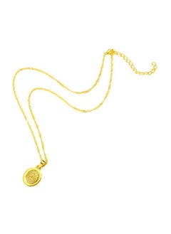 Engraved Pendant Necklace