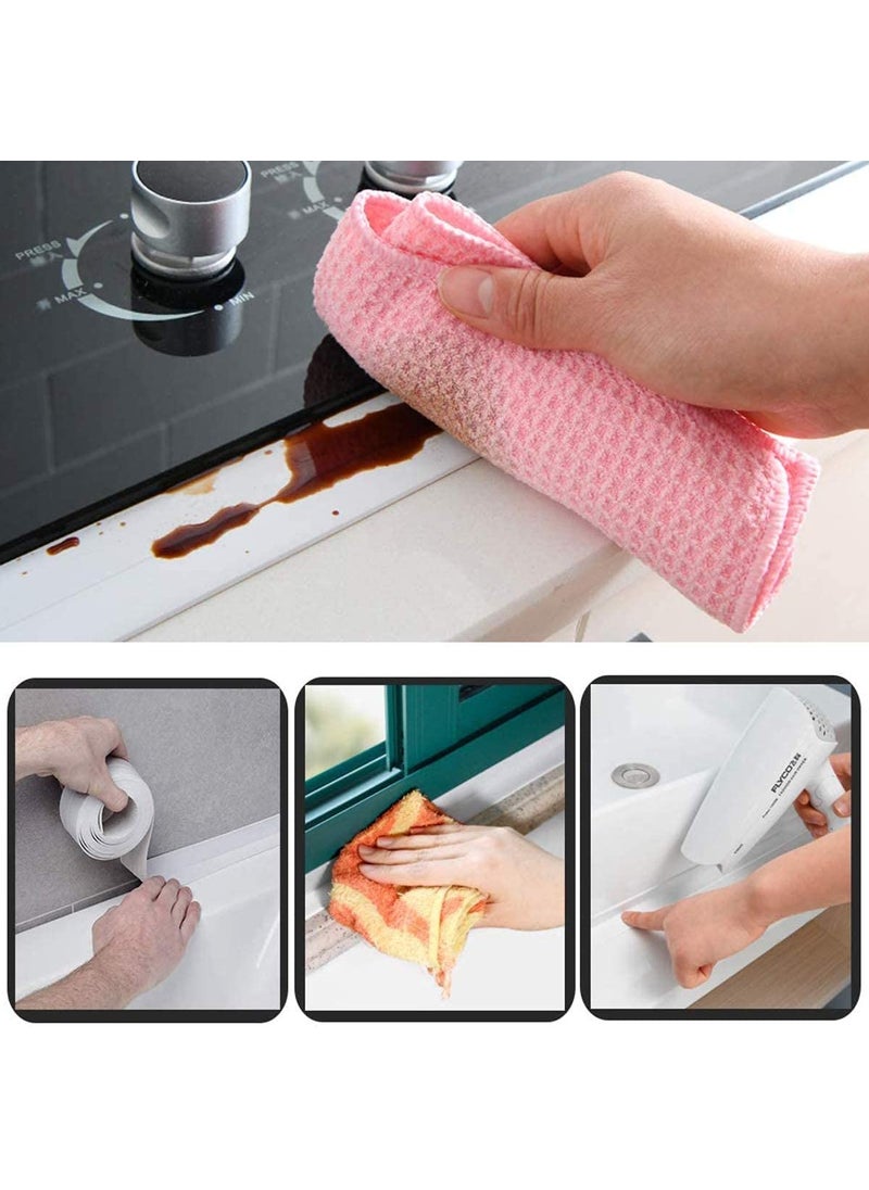 GION GION Waterproof Joint Sealing Tape Wall Corner Line Tape Wall Sealing Gap Corner Line Tape Sink Toilet Bathroom Protector Tape Mildew Proof Sticker Tape 1Pcs  - Image 3