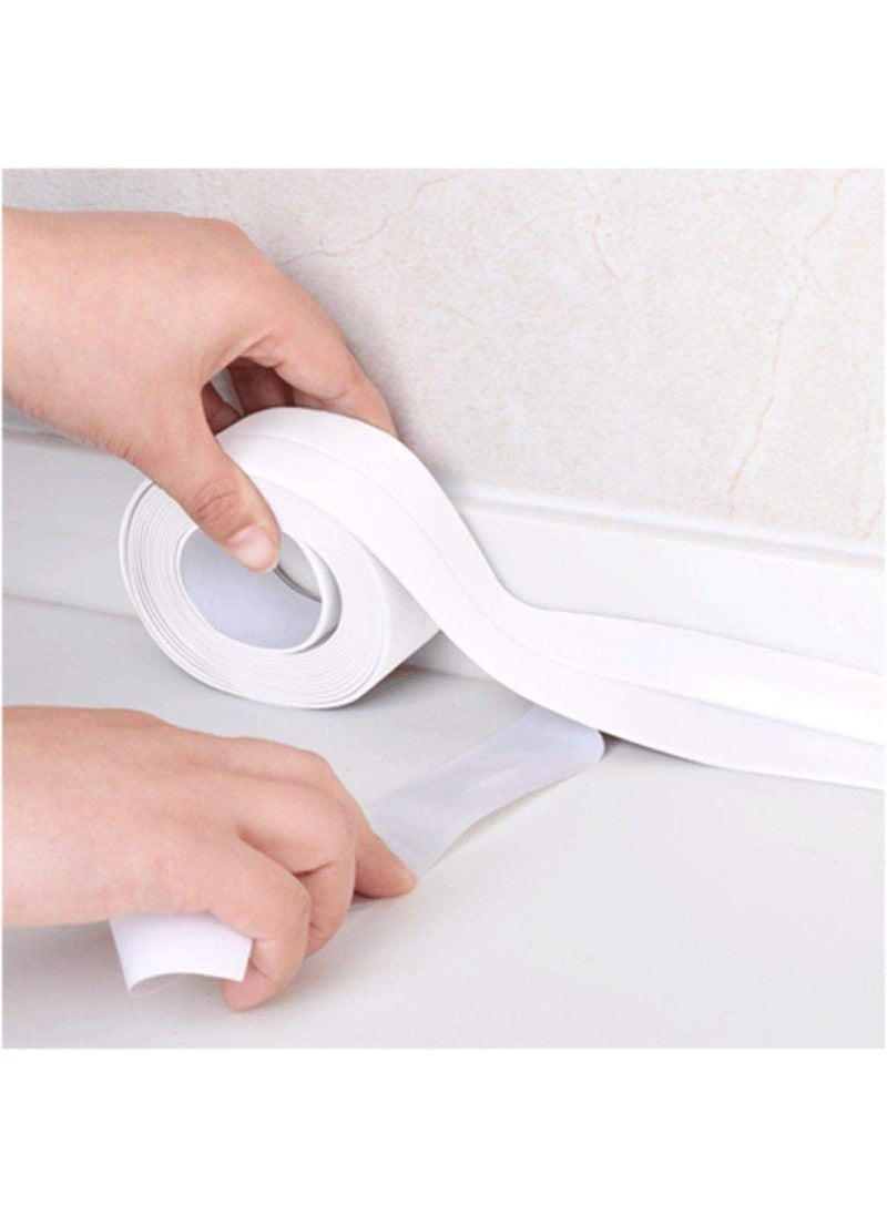 GION GION Waterproof Joint Sealing Tape Wall Corner Line Tape Wall Sealing Gap Corner Line Tape Sink Toilet Bathroom Protector Tape Mildew Proof Sticker Tape 1Pcs  - Image 1