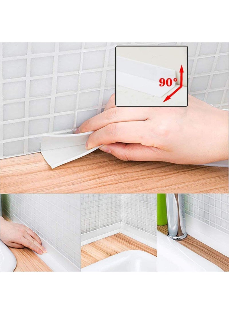 GION GION Waterproof Joint Sealing Tape Wall Corner Line Tape Wall Sealing Gap Corner Line Tape Sink Toilet Bathroom Protector Tape Mildew Proof Sticker Tape 1Pcs  - Image 2