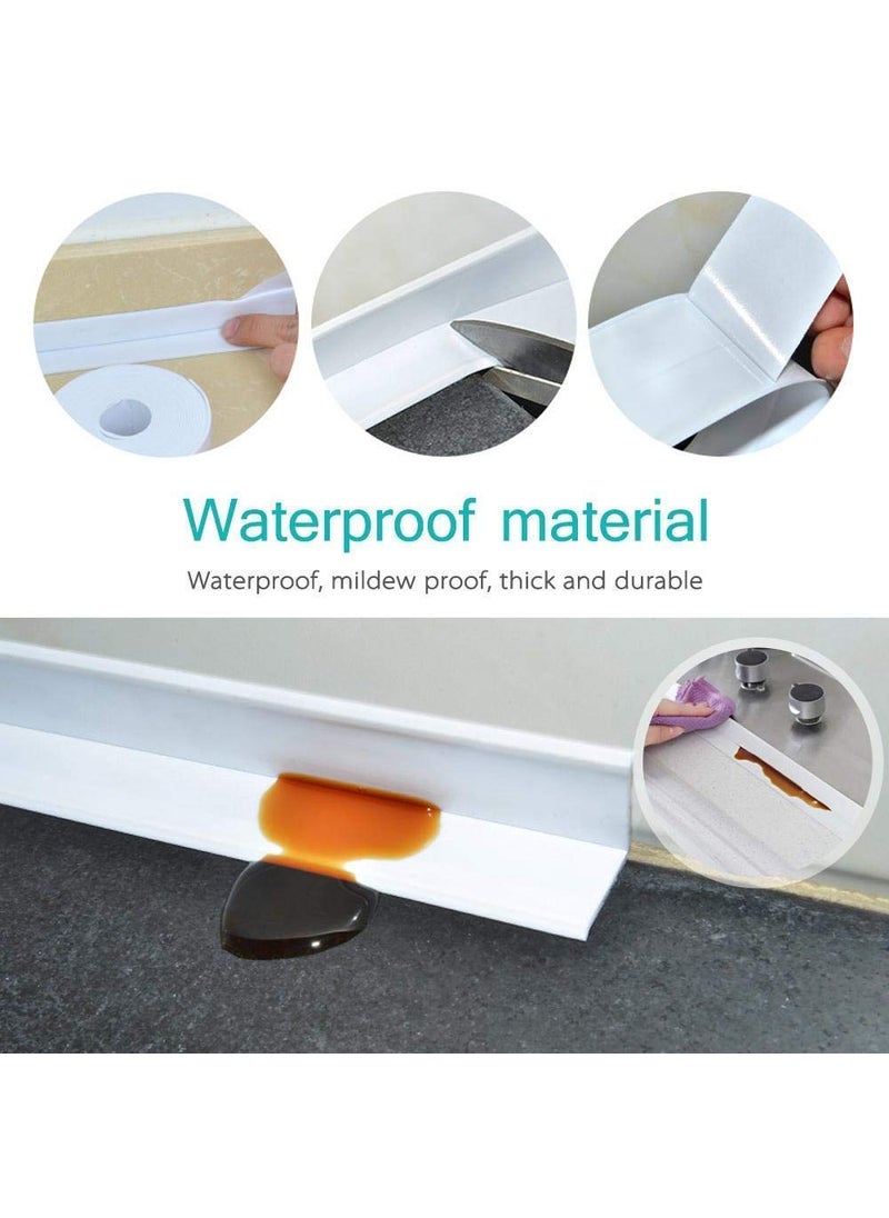 GION GION Waterproof Joint Sealing Tape Wall Corner Line Tape Wall Sealing Gap Corner Line Tape Sink Toilet Bathroom Protector Tape Mildew Proof Sticker Tape 1Pcs  - Image 4