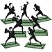 BBTO 9 Pieces Football Table Centerpiece Party Decorations Football Player Silhouette Centerpieces 8 Inches and 3 Styles - Image 2