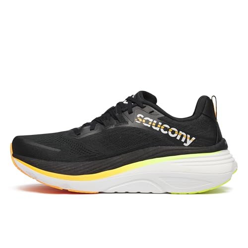 saucony حذاء ساكوني للرجال هيركان 24، أسود/VO2، 9.5 - Image 5