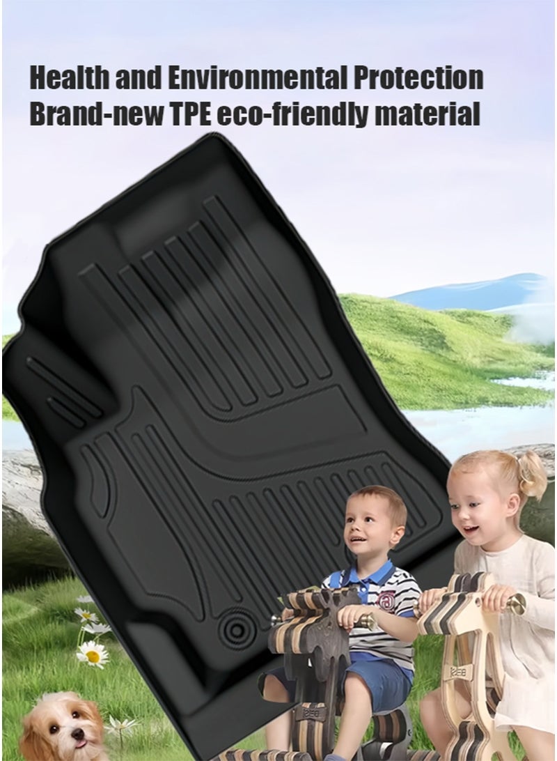 TOYOTA Car floor mat, suitable for Toyota Corolla gasoline car, 2019-2025 model, material: TPE wear-resistant, waterproof, easy to clean, high-end. - Image 3