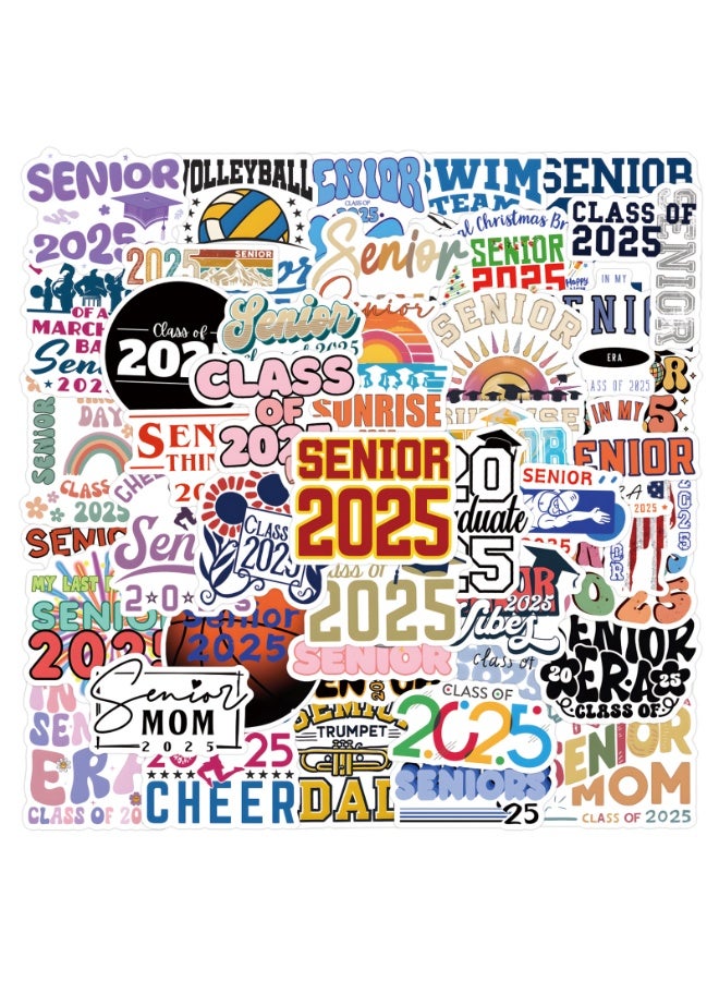 NIBEMINENT 55 Pcs Senior Deco Kit Waterproof Stickers, High Definition Printing Bright Colors, Suitable for Laptop Skateboard Luggage Water Bottle Guitar DIY - Image 2