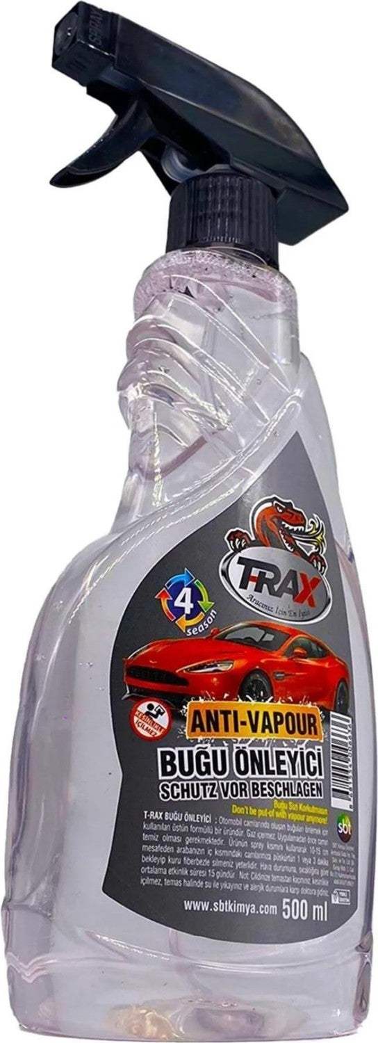 Merlin Auto Spare Parts and Accessories Anti-Fog Car Auto Home Glasses Suitable for All Types of Glass 500 ml