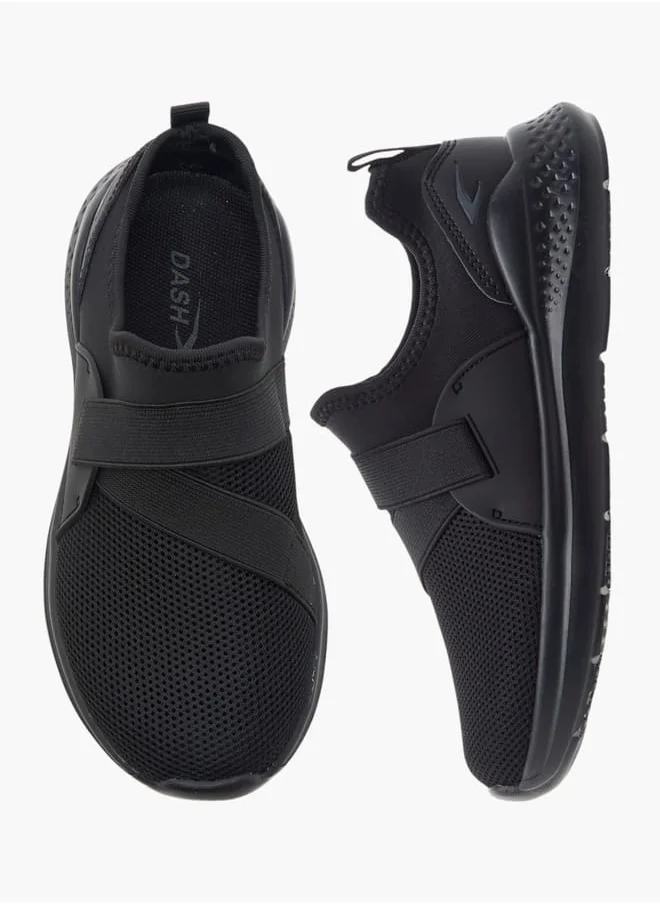 Dash Girls Textured Slip-On Sneakers