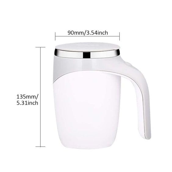 Tendula Automatic Magnetic Stirring Coffee Mug Rotating Home Office Travel Mixing CupElectric Stainless Steel Self Tumbler Suitable for Coffee Milkand Other Beverages 1Pcs - Image 4