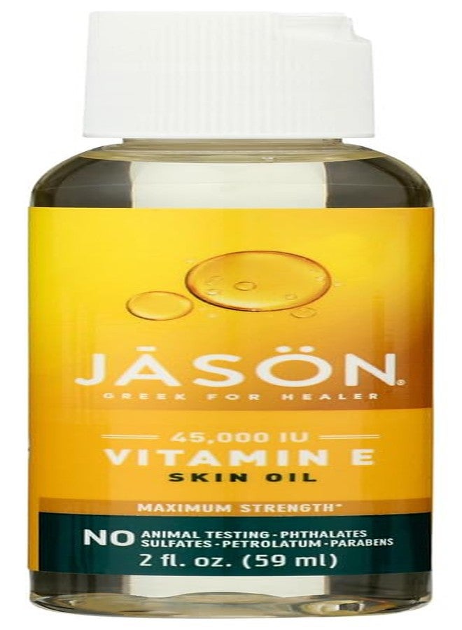 JASON Skin Care Vitamin E Oil 45,000 I.U. 2 fl. oz. Pure & Natural Beauty Oils (a) - 2pc - Image 1