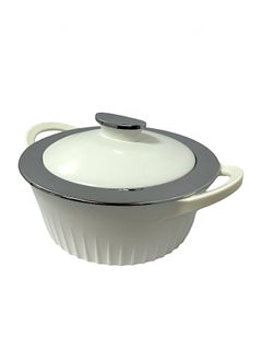 JAYPEE Jaypee Olivia Casserole 1500ml with chrome finish- White  - Image 2