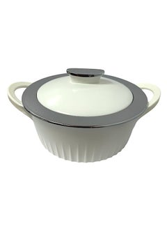 JAYPEE Jaypee Olivia Casserole 1500ml with chrome finish- White  - Image 3