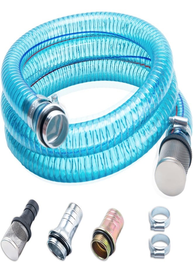 GDDGHS 1 Inch Suction Hose for Fuel Transfer Pump with Threaded Couplings 6.5ft - Image 1