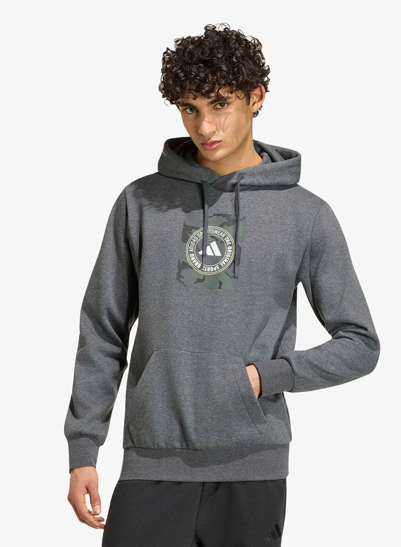 Adidas Camo Box Graphic Hoodie