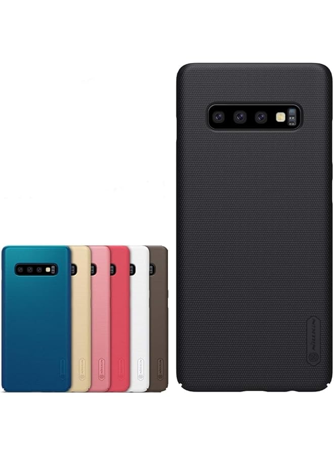 Nillkin Super Frosted Shield Series Cover Case Designed For Samsung Galaxy S10 Plus Black - Image 1