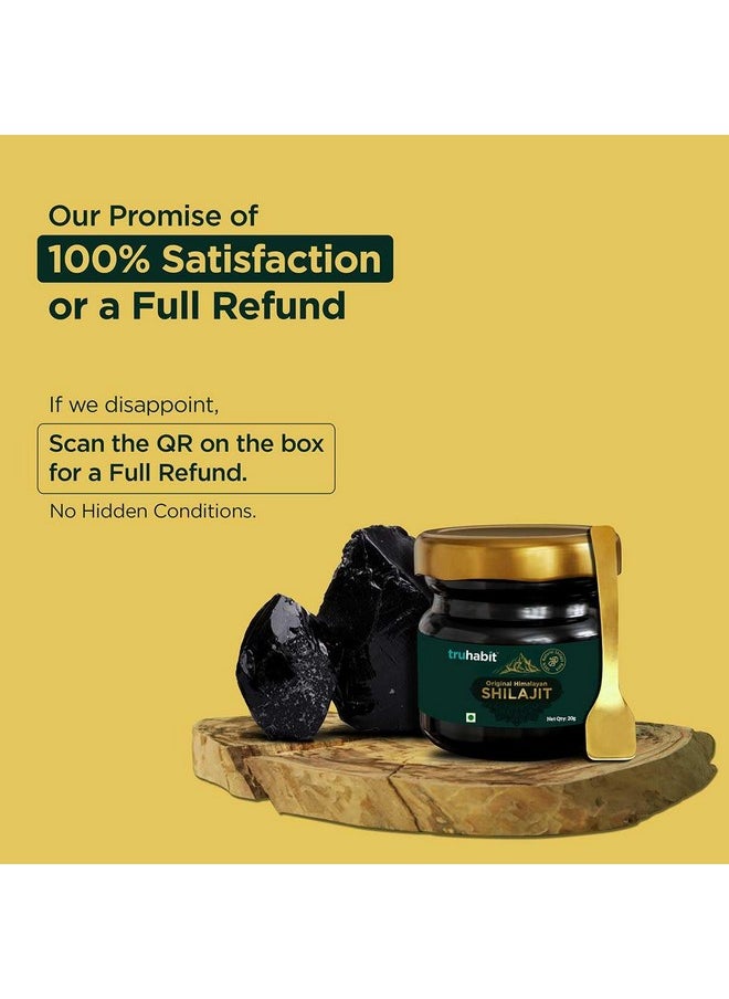 TruHabit - Original Himalayan Shilajit Resin Organic Fulvic Acid Supplement(20G/ 0.7Oz), Natural Shilajit Pure Himalayan Organic, Tested For Purity & Potency, (20 Gm) - Image 1