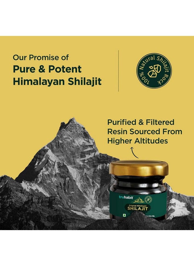 TruHabit - Original Himalayan Shilajit Resin Organic Fulvic Acid Supplement(20G/ 0.7Oz), Natural Shilajit Pure Himalayan Organic, Tested For Purity & Potency, (20 Gm) - Image 1
