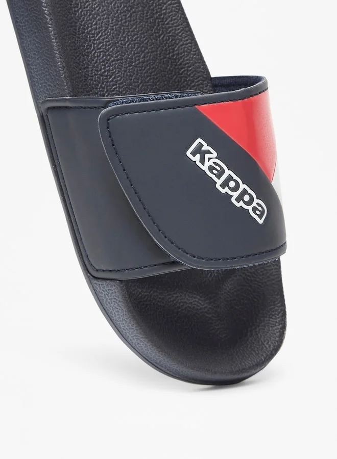 Kappa Girls' Printed Floaters with Hook and Loop Closure