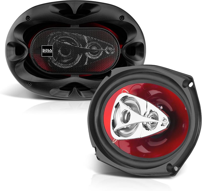 BOSS AUDIO SYSTEMS مكبرات صوت بوس Audio Systems CH6940 6x9 بوصة لأبواب السيارات - 500 وات كحد أقصى، كوكسيل، 4 طرق، نطاق كامل، 4 أوم، تباع في أزواج - Image 1