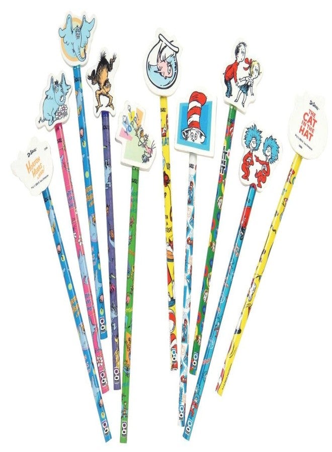 Geddes Raymond Geddes 66865 Dr. Seuss Number 2 Pencils With Giant Pencil Top Erasers (Pack of 36) - Image 4