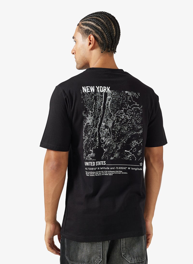 Seventy Five Graphic Print Oversized T-Shirt - Image 2