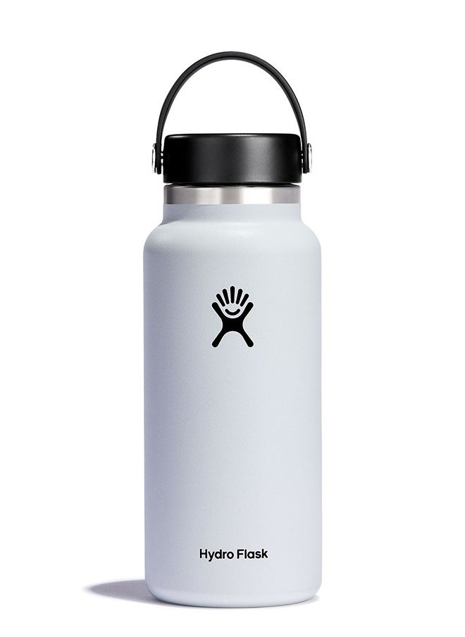 Hydro Flask 32 oz Wide Mouth with Flex Cap Stainless Steel Reusable Water Bottle - Vacuum Insulated, Dishwasher Safe, BPA-Free, Non-Toxic  - Image 1
