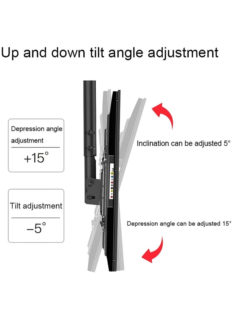 T560-15 32" - 70" Inches LCD, LED TV Wall Ceiling Mount Bracket Stand Supports TV Sizes Upto 70" Inch 68.2 Kg Weight Holding Capacity - Image 2