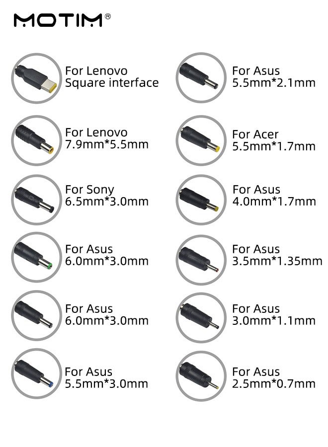 Motim 90W Univeral Laptop Charger, 15V-20V Power Supply with 23 Connectors, Compatible with 65W 45W AC Adapter for Notebook ACER, ASUS, HP, LENOVO, SAMSUNG, SONY TOSHIBA - Image 5