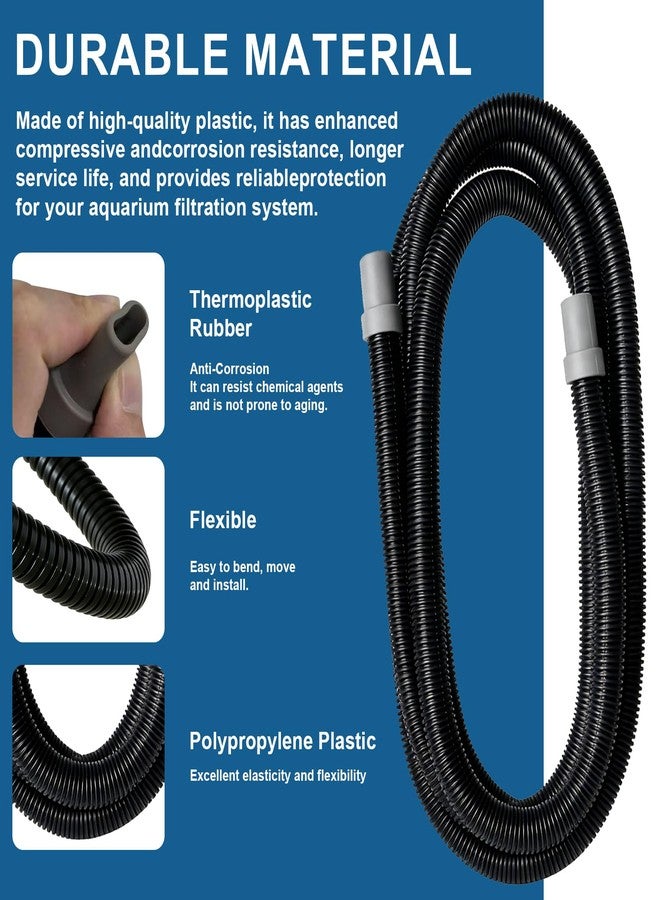 LWPLWA 9.8Ft Ribbed Hose Fits Fluval Canister Filter 106 107 206 207 304 305 306 307 404 405 406 407, A20015 16.5MM Fish Tank Filter Tubing, Aquarium Canister Filter Hose - Image 5
