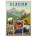 MyPuzzle.com MyPuzzle Glacier National Park Collage Print Vintage Poster Premium 1000 Piece Jigsaw Puzzle for Adults - Image 2