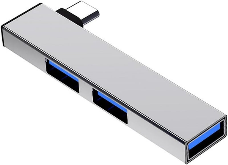 90 Degree Portable USB C Hubs 4 Port Expansion, Fast Data Hubs with 2 USB2.0, 1 USB3.0 for PC Laptop C Docking Station - Image 1