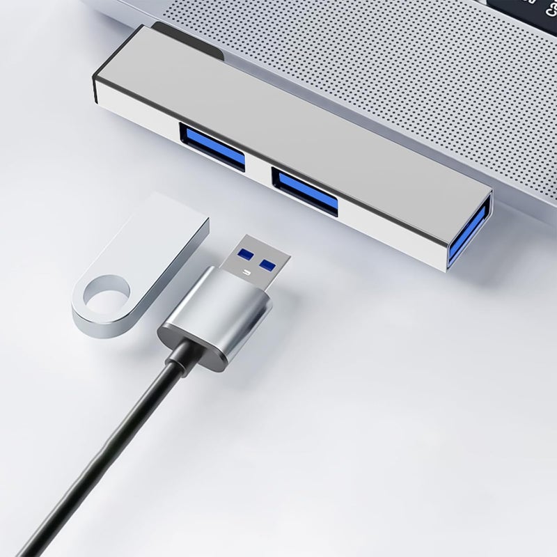 90 Degree Portable USB C Hubs 4 Port Expansion, Fast Data Hubs with 2 USB2.0, 1 USB3.0 for PC Laptop C Docking Station - Image 5