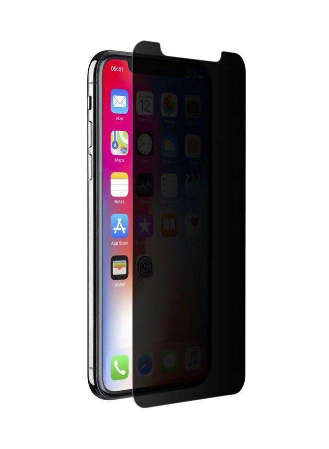 NIBEMINENT Tempered Glass Screen Protector For Apple iPhone X Clear
