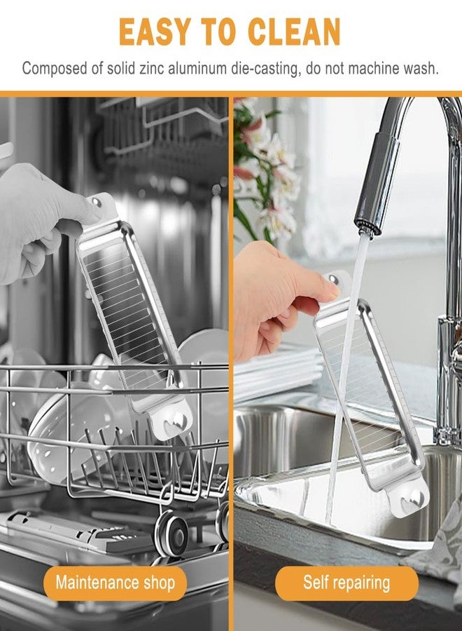 Calidaka Butter and Cheese Slicer Cutter With 50 PCS Patty Paper, Stainless Steel 18 Pcs Wire Cutter, 1/4 Inch Slices on Average, for Block Cheese - Image 5