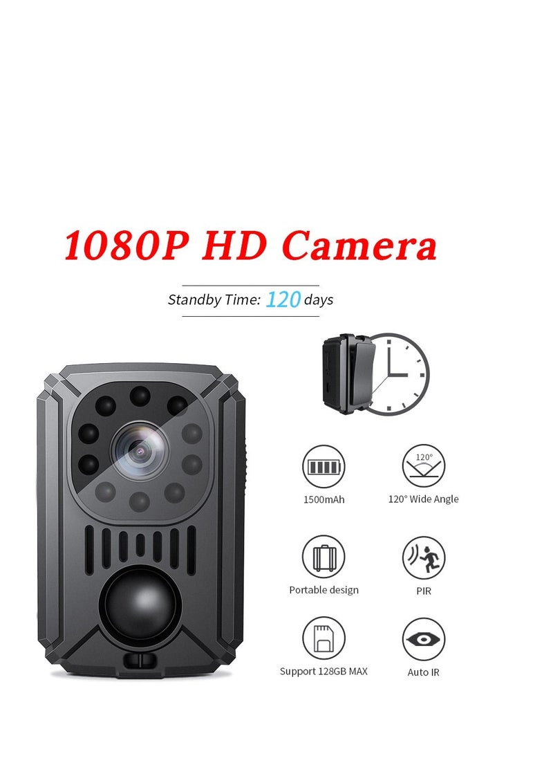 GULFLINK Mini Body Wireless 1080P Security Pocket Motion Activated Small Nanny Camera  - Image 1