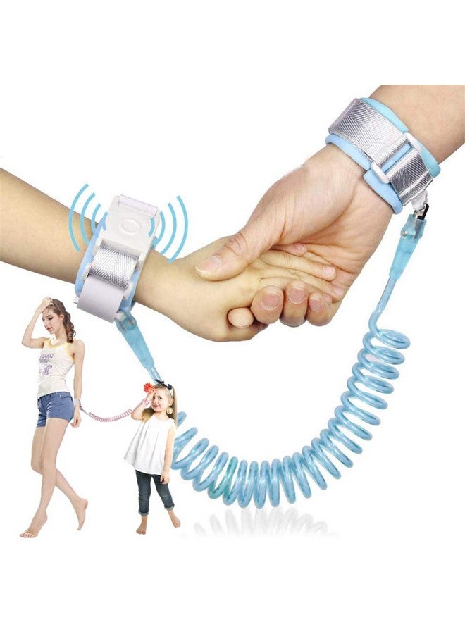 Xemz Kids Anti Lost Wrist Link, Children Wrist Traction Rope with Key Lock, Toddler Safety Harness Wrist Leash Baby Walking Wrist Strap, for Outdoor Activities, Travel & Shopping, 2 m/ 6.6 ft (Blue) - Image 1