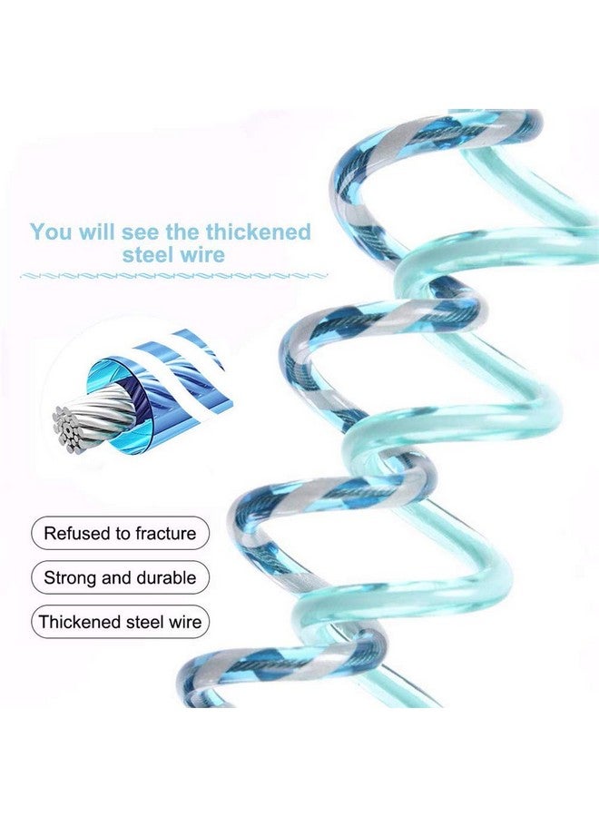 Xemz Kids Anti Lost Wrist Link, Children Wrist Traction Rope with Key Lock, Toddler Safety Harness Wrist Leash Baby Walking Wrist Strap, for Outdoor Activities, Travel & Shopping, 2 m/ 6.6 ft (Blue) - Image 2