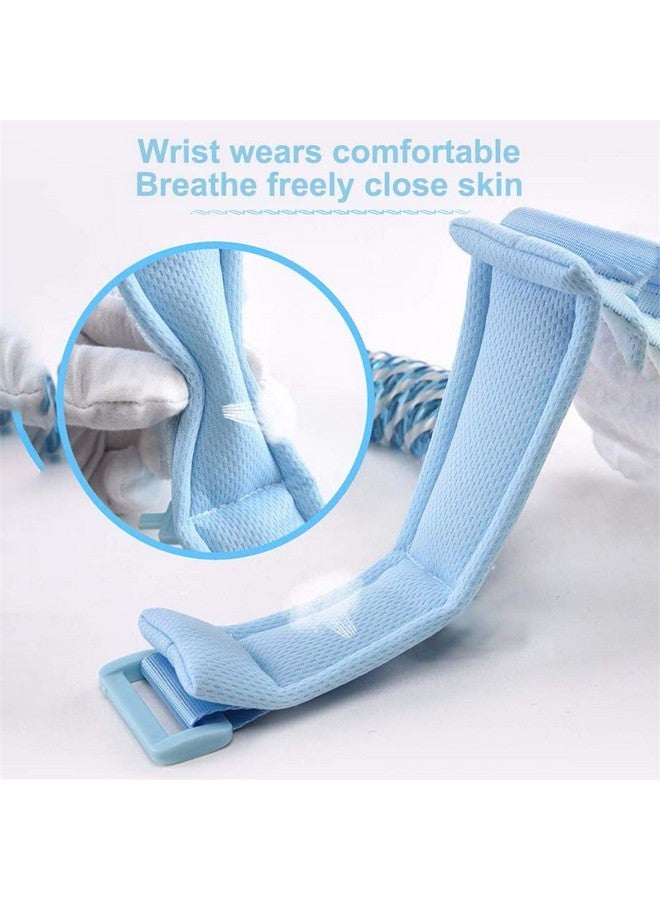 Xemz Kids Anti Lost Wrist Link, Children Wrist Traction Rope with Key Lock, Toddler Safety Harness Wrist Leash Baby Walking Wrist Strap, for Outdoor Activities, Travel & Shopping, 2 m/ 6.6 ft (Blue) - Image 3