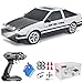 YUAN PLAN RC Drift Car 116 24GHz 4WD RTR Drift Car High Speed Remote Control Cars with LED Lights Two Batteries and Drifting Tires Racing Toy Cars for Boys Kids Girls Adults White - Image 4