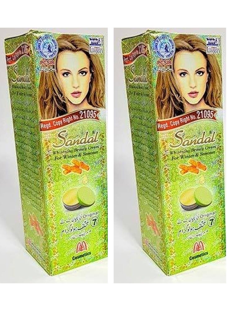 صندل كريم تفتيح البشرة مكون من 14 قطعة - Image 2