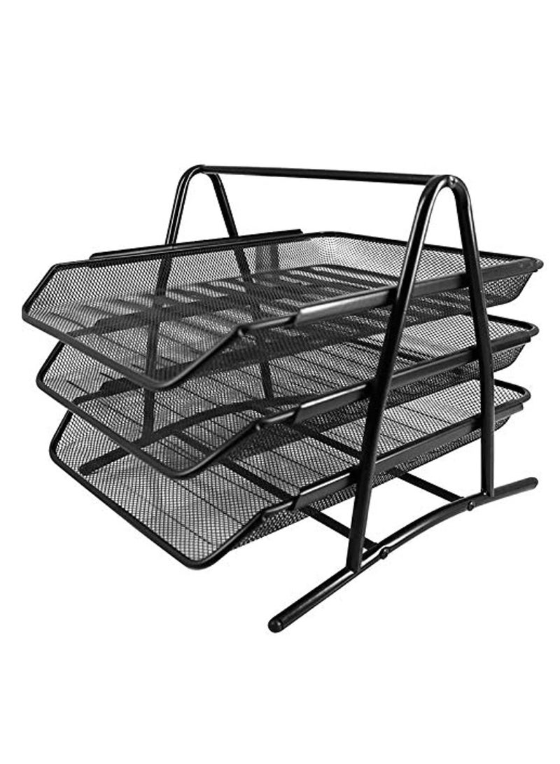 3-tier metal mesh tray - Image 1