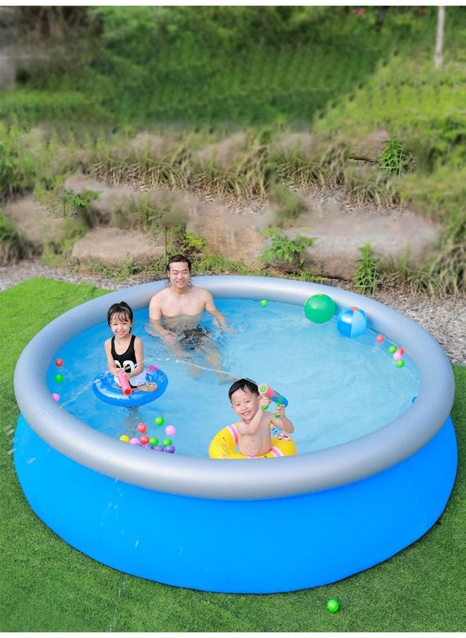 NKX - Foldable Inflatable Round Swimming Pool 305x76 cm - Image 1