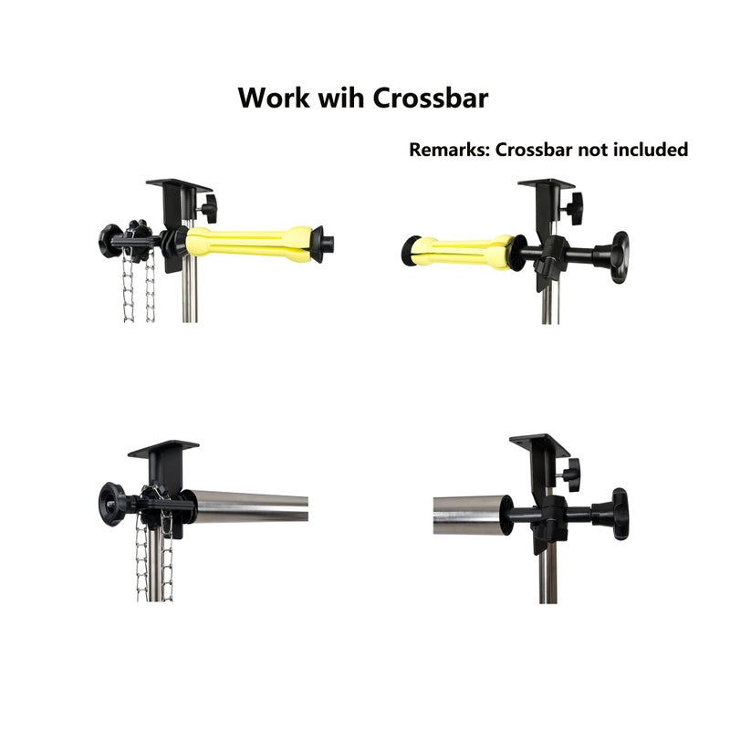 TENBEST Photography Backdrop Roller Support System,1 Roller with Metal Chain, Wall/Celing/Light Stand Backdrop Mount, Background Support - Image 5