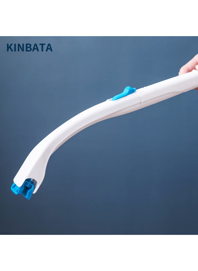 Kinbata Disposable Toilet Brush Heads, Flushable, Self-cleaning, Ready-to With Built-in Cleaner, Replaceable Cleaning Brush Heads, 12 Pieces - Image 4
