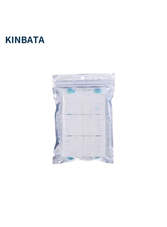 Kinbata Disposable Toilet Brush Heads, Flushable, Self-cleaning, Ready-to With Built-in Cleaner, Replaceable Cleaning Brush Heads, 12 Pieces - Image 1