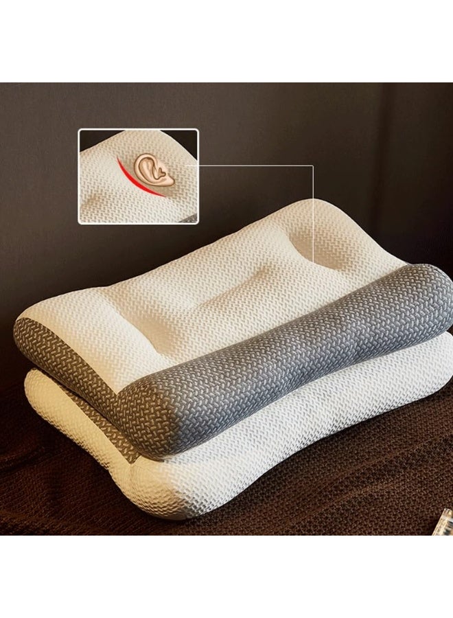 Ergonomic Pillow Neck Pillow cervical neck pillow for Sleeping  Cervical Contour Neck Support Pillows for Side Back Stomach Sleeper for Neck Strain Relief - Image 2