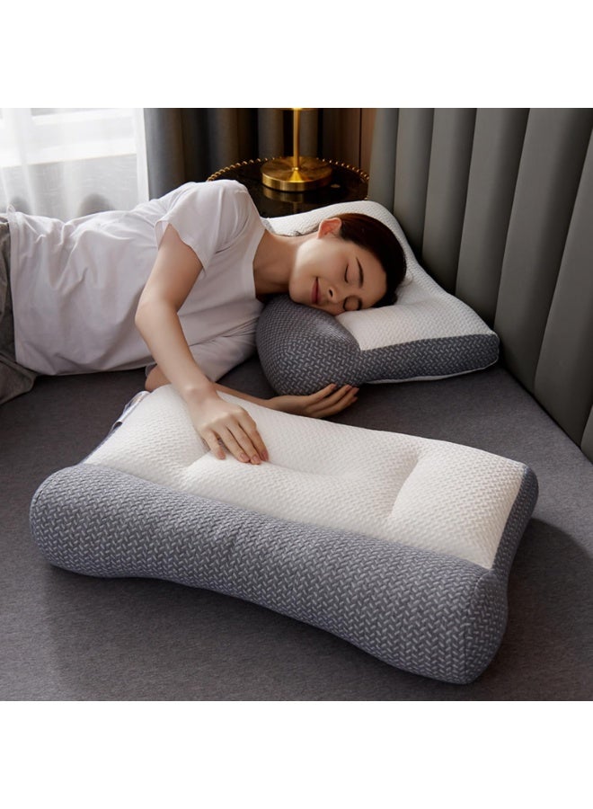 Ergonomic Pillow Neck Pillow cervical neck pillow for Sleeping  Cervical Contour Neck Support Pillows for Side Back Stomach Sleeper for Neck Strain Relief - Image 4